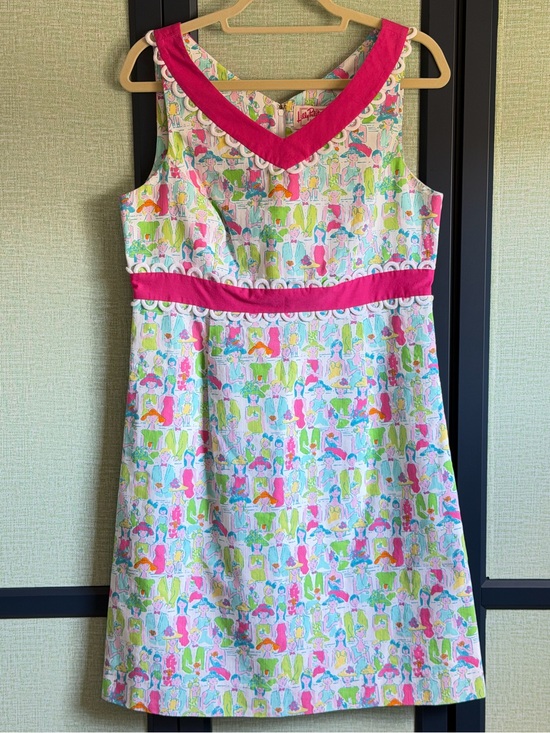 Lilly Pulitzer Dresses & Skirts - Lilly Pulitzer Originals Del Mar Shift Dress in LE Giddy Up Derby Print, Size 10